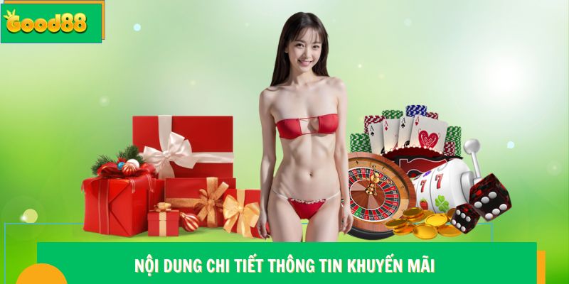 Nội dung chi tiết thông tin khuyến mãi