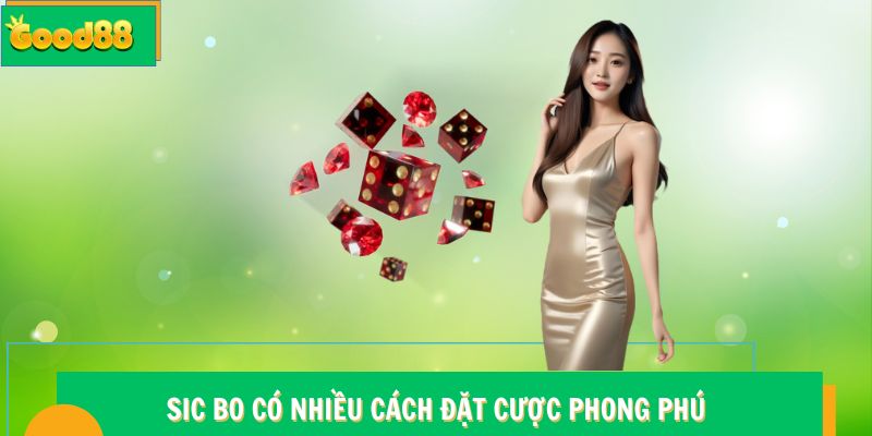 Sic Bo có nhiều cách đặt cược phong phú