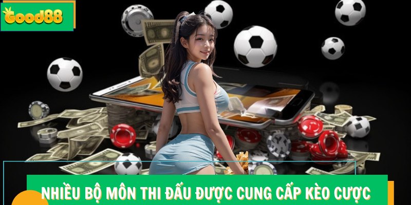 Nhiều bộ môn thi đấu được cung cấp kèo cược